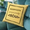 Dekoratyvinė pagalvėlė "Rezervuota geriausiam pasaulyje tėčiui"