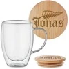 Dvigubo stiklo puodelis "Jonas"