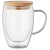 Dvigubo stiklo puodelis "Mama" 350ml