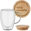 Dvigubo stiklo puodelis "Tėčio puodelis"
