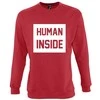 Džemperis "Human inside" (be kapišono)