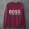 Džemperis "I love my Boss" (be kapišono)