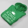Džemperis "Kings are born" su Jūsų pasirinktu mėnesiu
