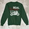 Džemperis "Real women ride motorcycle" (be kapišono)