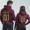 Džemperių komplektas "KING &amp; QUEEN" su pasirinktais skaičiais