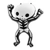 Party Deco Forminis folinis balionas "Skeletas" (84x100cm)