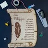 Graviruota medinė lentelė "Geriausias mokytojas"