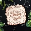 Graviruota medinė lentelė "Kad verslas klestėtų"