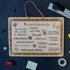 Graviruota medinė lentelė "Klasės taisyklės"