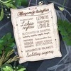 Graviruota medinė lentelė "Miegamojo taisyklės"
