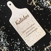 Graviruota medinė pjaustymo lentelė "Laikas Kalėdoms"