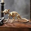 Helovino statulėlė "Žiurkės skeletas"