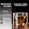 Kaukolės formos stiklinė "DOOMED", 200ml