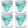 Kaukolės formos stikliukų rinkinys "DOOMED", 4 x 75ml