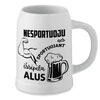 Keramikinis bokalas "Nesportuoju"