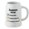 Keramikinis bokalas "Šiandien tėtis..."