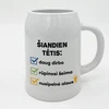 Keramikinis bokalas "Šiandien tėtis..."