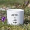 Keramikinis vazonas "Laistykite - čia auga pelnas"