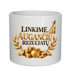 Keramikinis vazonas "Linkime augančių rezultatų"