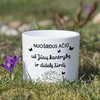 Keramikinis vazonas "Nuoširdus ačiū mokytojui"