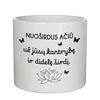 Keramikinis vazonas "Nuoširdus ačiū mokytojui"