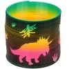Klasikinis žaislas "Spyruoklė - dinozauras" (skersmuo 6,5cm)