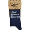 Kojinės "Eat. Sleep. Repeat"
