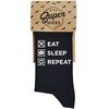 Kojinės "Eat. Sleep. Repeat"