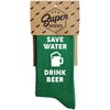 Kojinės "Save water - drink beer"