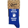 Kojinės "Save water - drink beer"