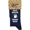 Kojinės "Save water - drink beer"