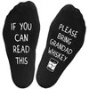 Kojinės su spauda ant padų "If you can read this, please bring me a whiskey"