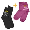 Kojinių komplektas porai "King &amp; Queen"