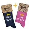 Kojinių komplektas porai "King &amp; Queen"