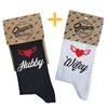 Kojinių komplektas porai "Wifey &amp; Hubby"