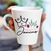 Latte puodelis "Sveikiname Janiną"
