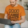 Marškinėliai "A Great Leader"