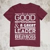 Marškinėliai "A Great Leader"
