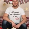 Marškinėliai "All I want for christmas is FOOD"