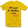 Marškinėliai "All I want for christmas is FOOD"