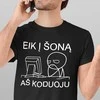 Marškinėliai "Aš koduoju"