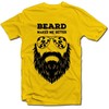 Marškinėliai "Beard makes me better"