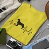 Marškinėliai "Dog heartbeat pulse"