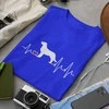 Marškinėliai "Dog heartbeat pulse"