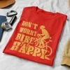 Marškinėliai "Don't worry bike happy"