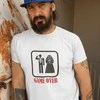 Marškinėliai "Game over (su šautuvu)"