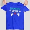Marškinėliai "Gamers never die"