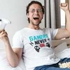 Marškinėliai "Gamers never die"