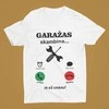 Marškinėliai "Garažas skambina"