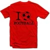 Marškinėliai "I love football"